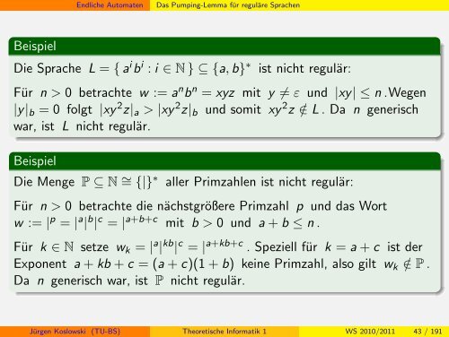 Handout - Institut fÃ¼r Theoretische Informatik - Technische ...