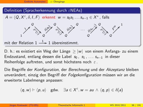 Handout - Institut fÃ¼r Theoretische Informatik - Technische ...