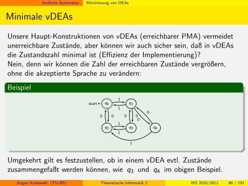 Handout - Institut fÃ¼r Theoretische Informatik - Technische ...