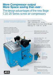 CL Series Short cut - Air controls and compressors ltd