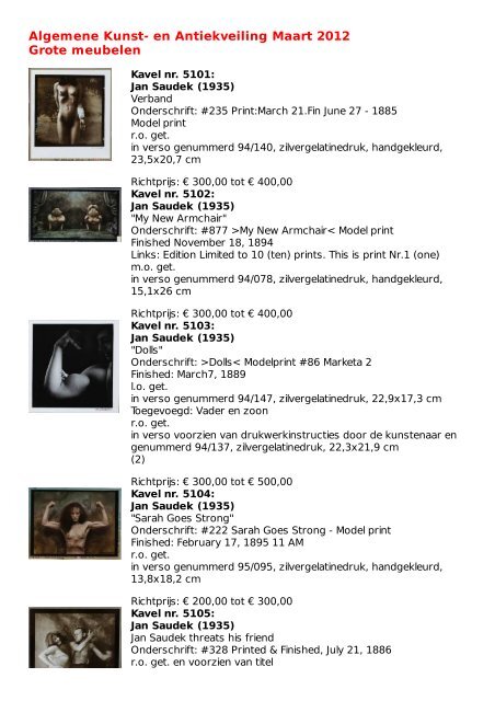 Download Fotocollectie Jan Saudek catalogus (PDF)