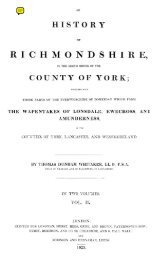 title page and the first 3 pages for Bedale - Yorkshire CD Books