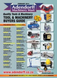 Quality Tools & Machinery - Adendorff Machinery Mart