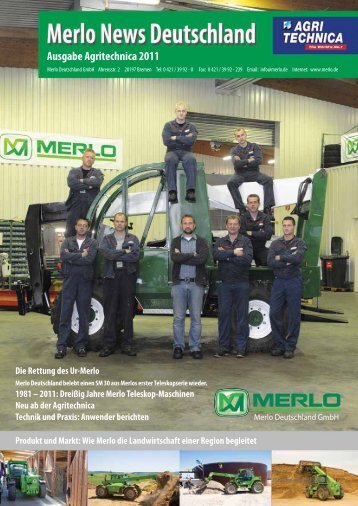 Ausgabe Agritechnica 2011 - Merlo Deutschland
