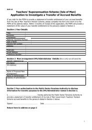 Transfer Out Request Form - Teachers - Pensions