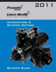Alternators & Starter Motors Buyer's Guide - News - Prestolite ...
