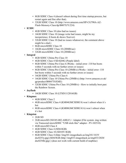 Contents - Raspberry PI Community Projects