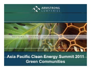 Asia Pacific Clean Energy Summit 2011 Asia Pacific Clean Energy ...