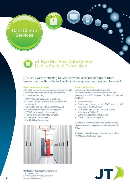 Data Centre Services Jt Data Centre Services Jt