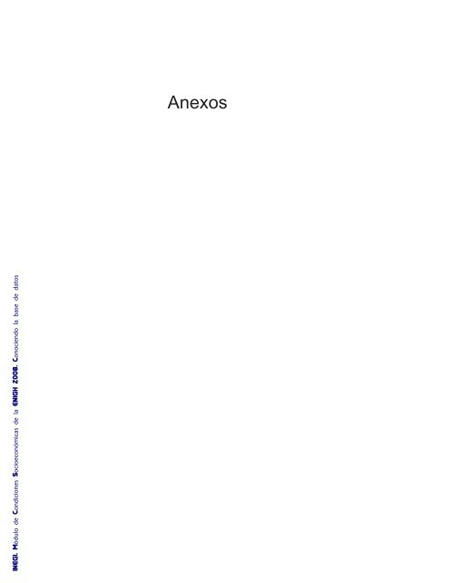 Módulo de Condiciones Socioeconómicas de la ENIGH 2008 ... - Inegi