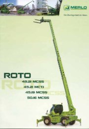 Roto 45.19MCSS, 45.21MCSS, 45.21MCTJ, 50.16 - Merlo ...