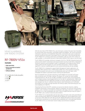 RF-7800V-V51x - Harris Corporation