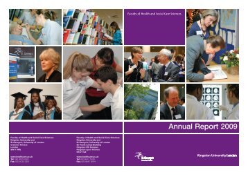 Annual Report 2009 - Faculty of Health, Social Care and Education ...