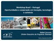 Workshop Brasil â Portugal Oportunidades e cooperaÃ§Ã£o em ... - ATP