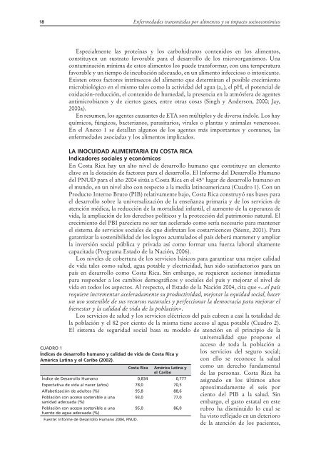 Enfermedades Transmitidas por Alimentos en Costa Rica - Centro ...