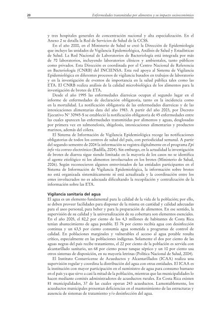 Enfermedades Transmitidas por Alimentos en Costa Rica - Centro ...