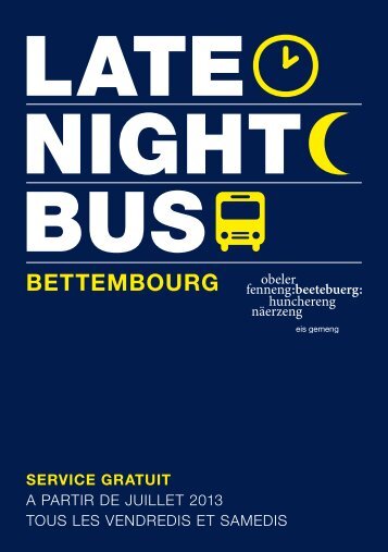 Late Night Bus - Bettembourg