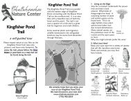 Kingfisher Pond Trail - Chattahoochee Nature Center