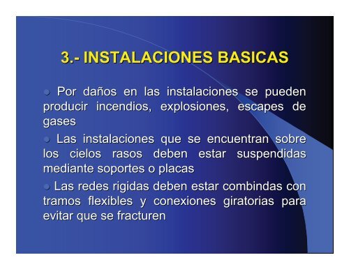 Aspectos de vulnerabilidad no estructural en establecimientos de ...