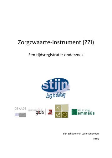 ZZI Tijdsregistratie onderzoek uitgebreid rapport - vzw Stijn