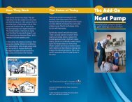 Add-on Heat Pump brochure - Basin Electric Power Cooperative