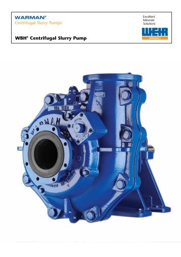 WBHÂ® Centrifugal Slurry Pump - ConcretOnline