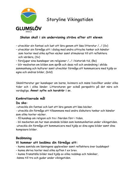 Storyline Vikingatiden
