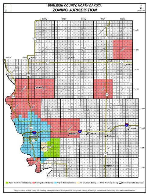 Proposed Zoning Jurisdiction Maps - Burleigh County