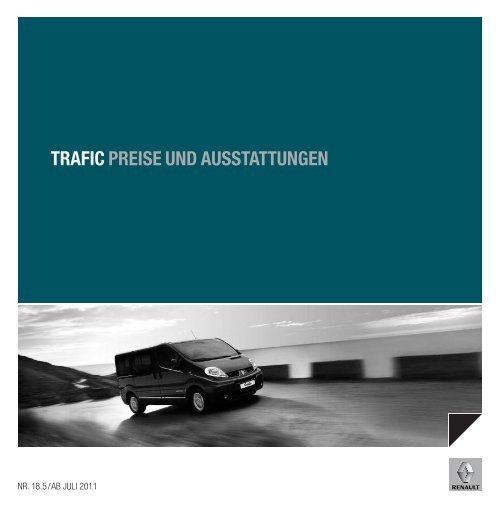 TRAFIC PREISE UND AUSSTATTUNGEN - Renault.ch