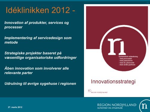 Sundhed, udvikling og samarbejde i Nordjylland - Innovation X