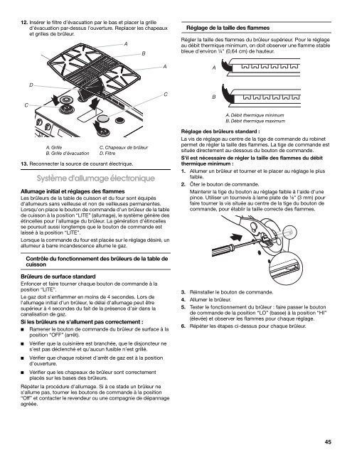 INSTALLATION INSTRUCTIONS 30" (76.2 CM) GAS ... - Jenn-Air