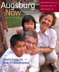 Download the Fall 2006 PDF - Augsburg College