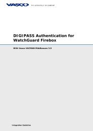 DIGIPASS Authentication for WatchGuard Firebox - Kinetic Solutions
