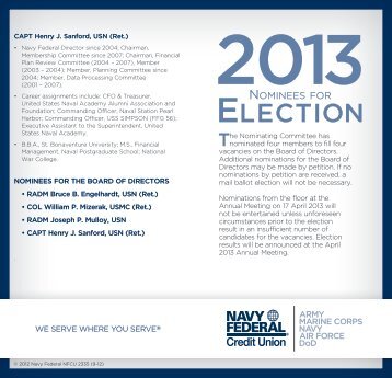 ElEction - Navy Federal Credit Union