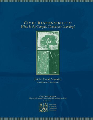Civic Responsibility: - Association of American Colleges and ...