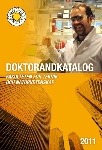 Doktorandkatalog FAK2.pdf (954.6 kB) - Karlstads universitet