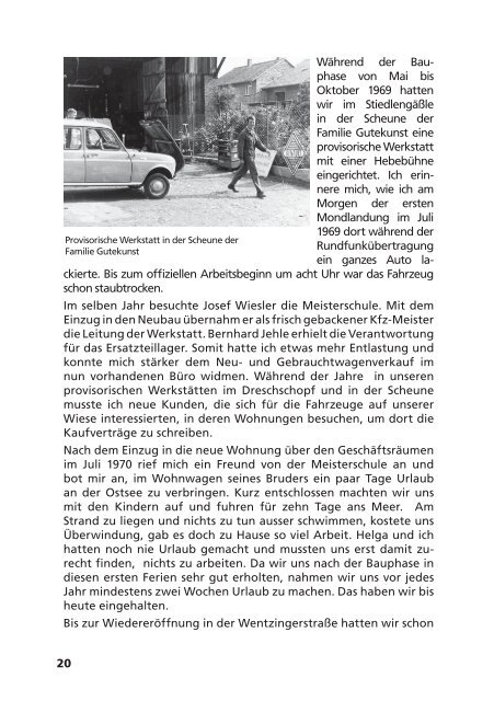 Vom Hirtenjunge zum Autohändler. - Autohaus Gutmann