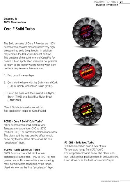 wax chart - Reliable Racing