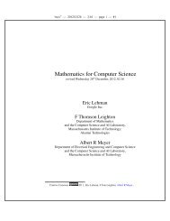 Mathematics for Computer Science