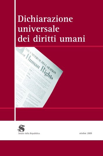 Dichiarazione universale dei diritti umani (pdf) - E-workshop