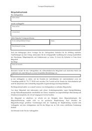 §1 Das Mandatsverhältni