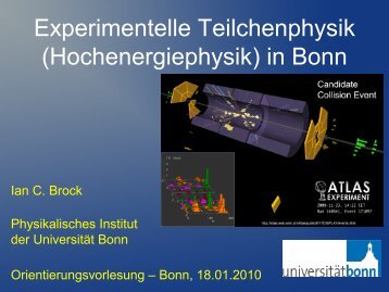 Experimentelle Teilchenphysik - ZEUS - UniversitÃ¤t Bonn