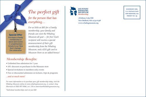 Give the Gift of Membership - New Bedford Whaling Museum