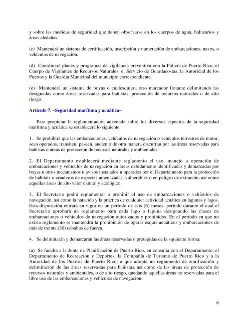 (P. del S. 1215), Ley 430, 2000 (Conferencia) Ley de ... - La Regata