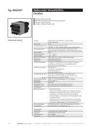 Addierender Vorwahlzähler, steckbar Typ 486/487 - Schlaps GmbH