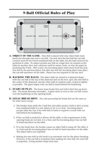 9 ball rules