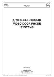 5-WIRE ELECTRONIC VIDEO DOOR PHONE SYSTEMS