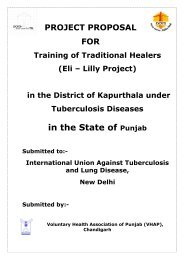 Project Proposal and Situational Analysis VHAP - Partnership for TB ...