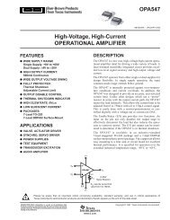 OPA547: High-Voltage,High-Current Operational Amplifier (Rev. A)