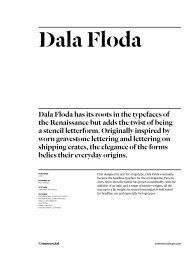 Dala Floda family - Commercial Type